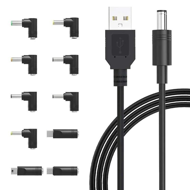  10 in 1 USB DC5V  ̺ ŰƮ, DC4017 5525 1735 TypeC ÷  10    ڵ
