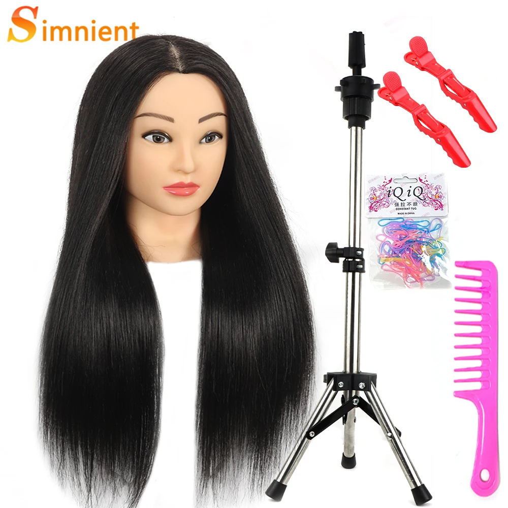 100 Human Hair Mannequin Training Head  Cosmetology Mannequin Head Human  Hair - Training Head Kit - Aliexpress