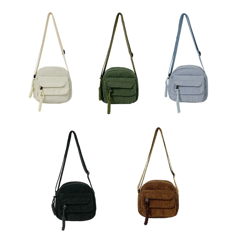 Casual Solid Color Shoulder Crossbody Bag