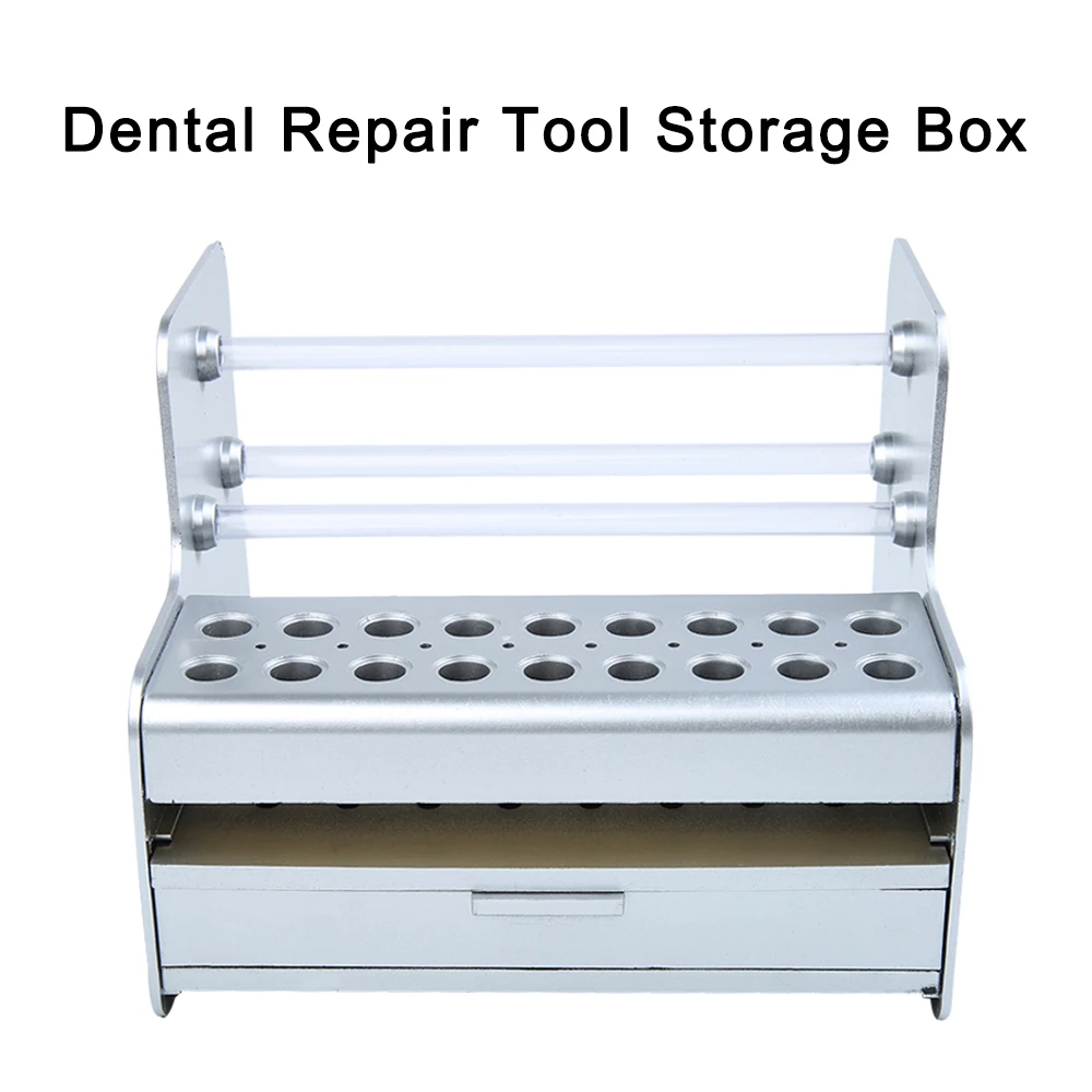 

1pcs Dental Pliers Repair Tool Holder Multifunctional Rack with Drawer Multi-layer Plastic Box Dentistry Lab Instruments Box