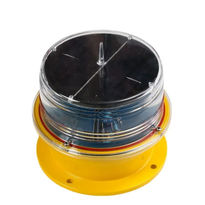 

Marine Solar Sailing Beacon Long Bright Keeping Open Light Safety Alarm Lamp Piles Lighthouse Aviation Channel Obstacle