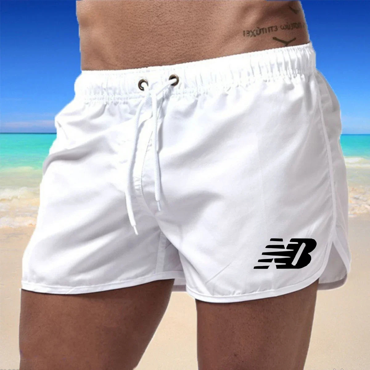 Summer men's swimming shorts Beach shorts Outdoor Sports Running Fitness Quick drying Breathable swimming trunks for men new