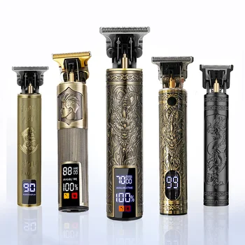 Nouveau! Tondeuse à cheveux électrique T9/accessoires |   Rasoir professionnel USB |   Machine de découpe chauve fondue 0mm, Portable pour hommes, coupe de cheveux à domicile