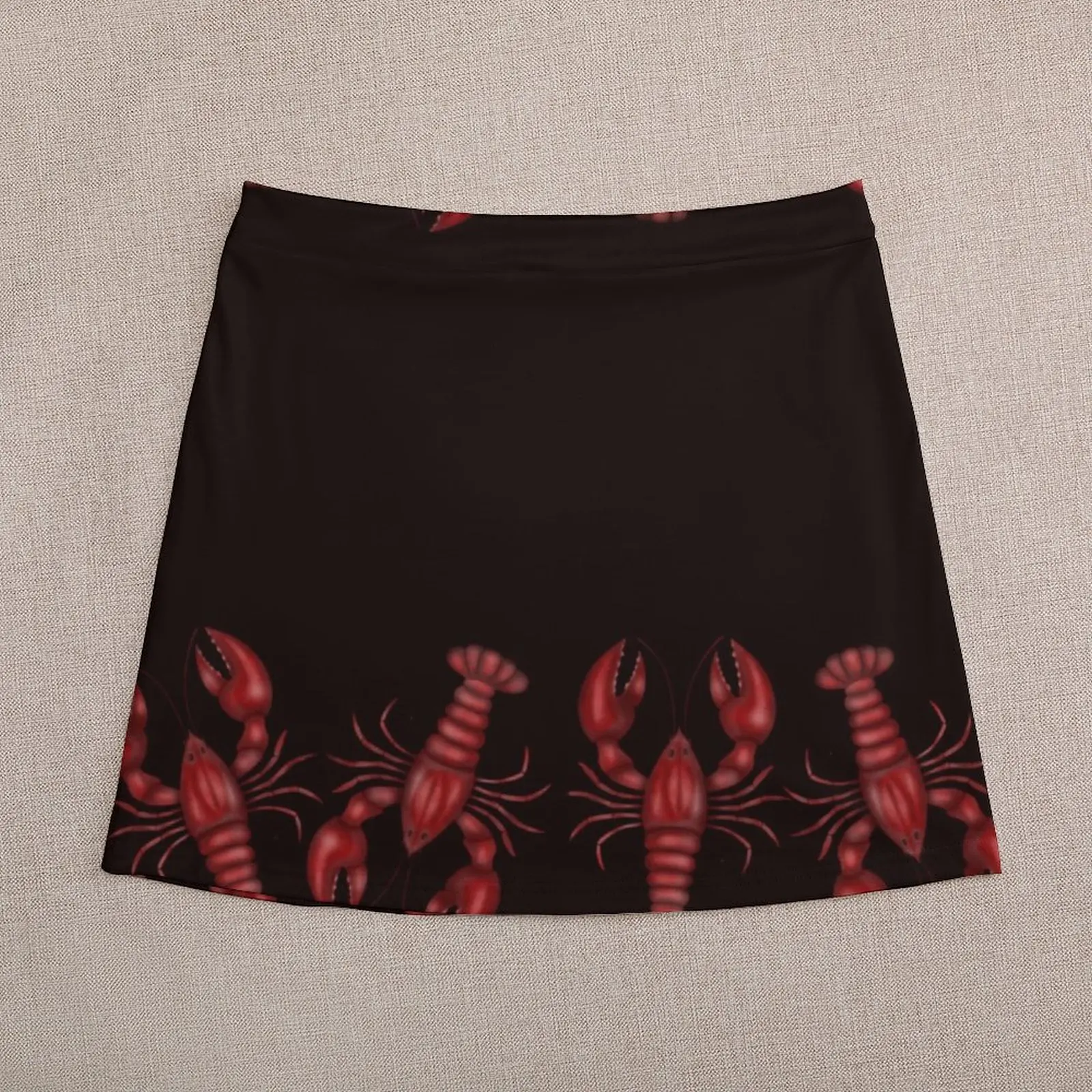 Crawfish pattern , New Orleans, parade, crawfish boil Mini Skirt Sexy mini skirt Women's dress