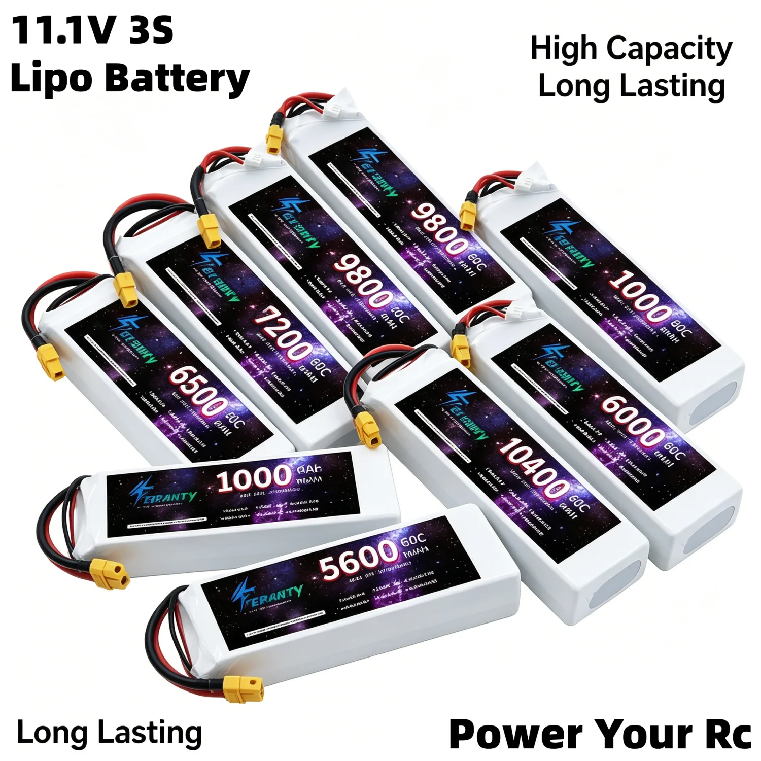 Batterie Drone 3S Lipo 4200-10400mAh XT60/T Plug