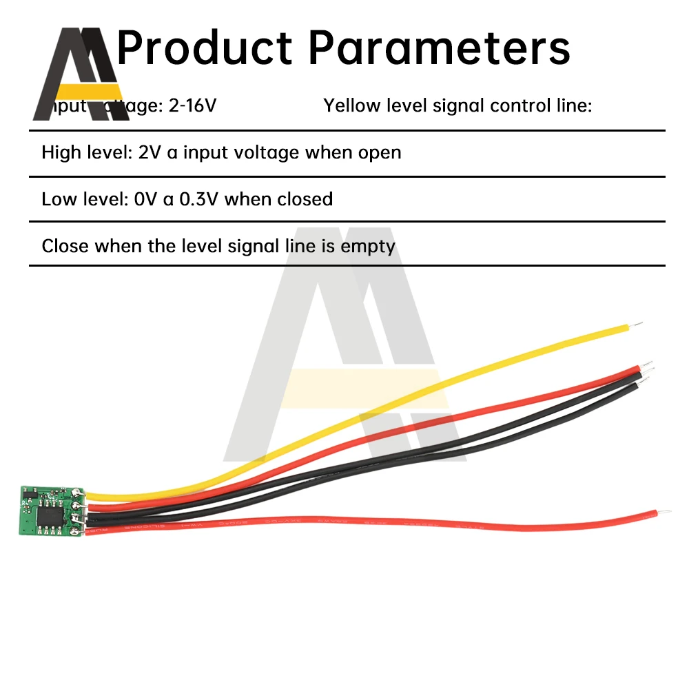 Interrupteur électronique 17A module relais pour drone RC PWM servo