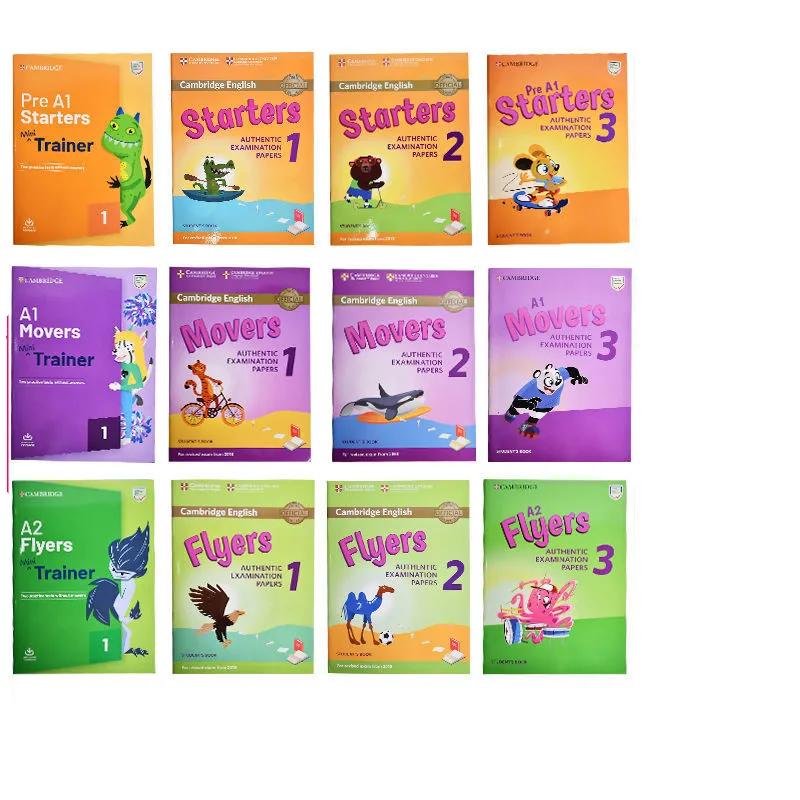 

Детские английские книжки Starters1Movers1 Flyers1 Yle с реальными вопросами