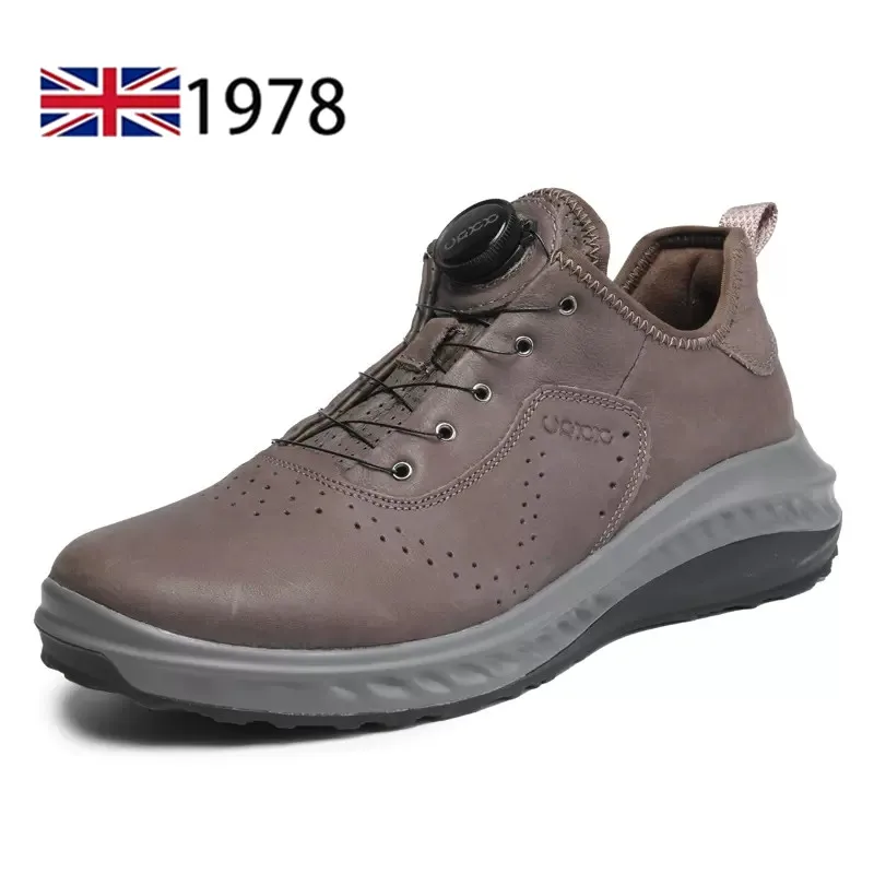 Business Casual Genuine Leather Men shoes Spring and Autumn soft bottom anti-skid shoes for men