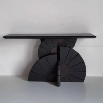 Consolle dal design rettangolare Tavolo consolle moderno e unico retrò minimalista Console stretta alla moda Meuble Mobili da soggiorno