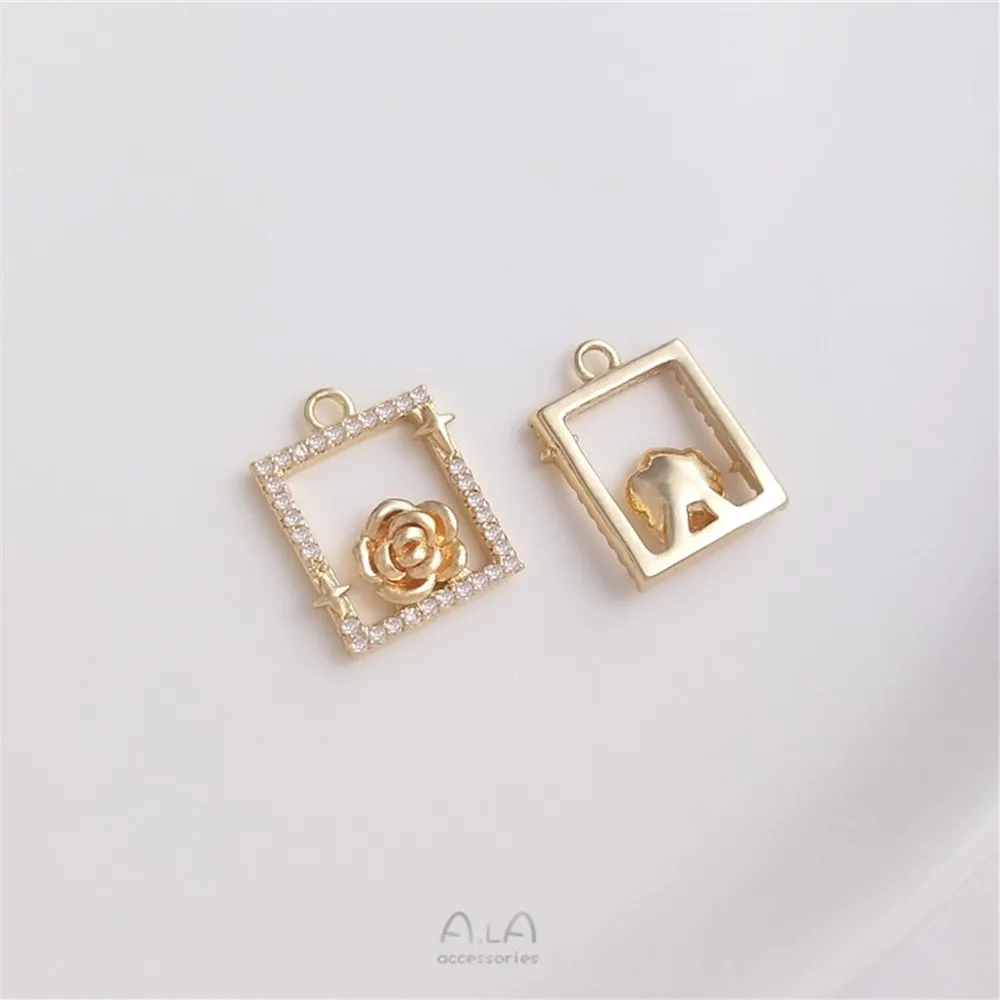 Рисунок 5 - Квадратная круглая фианитовая Геометрическая