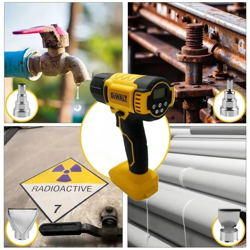 DEWALT 무선 열풍기(전체로 구성품이 아니요) 수축 포장용 산업용 전기 열풍기 열풍기 DEWALT 18V20V 배터리용 열풍기