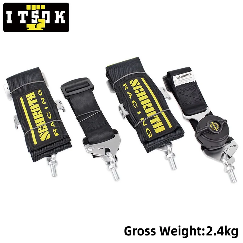 안전 벨트 4 포인트 레이싱 하네스 3 인치 범용 JDM 나일론 스냅온 Camlock 퀵 릴리스 안전 어깨 스트랩 조절 가능