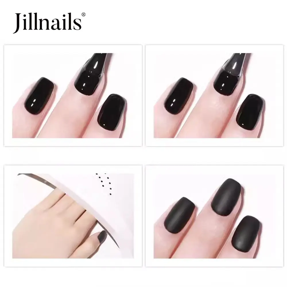 Jillnails 250ml Matte Top Coat Non Sticky Layer No Wipe Matt Topcoat 5