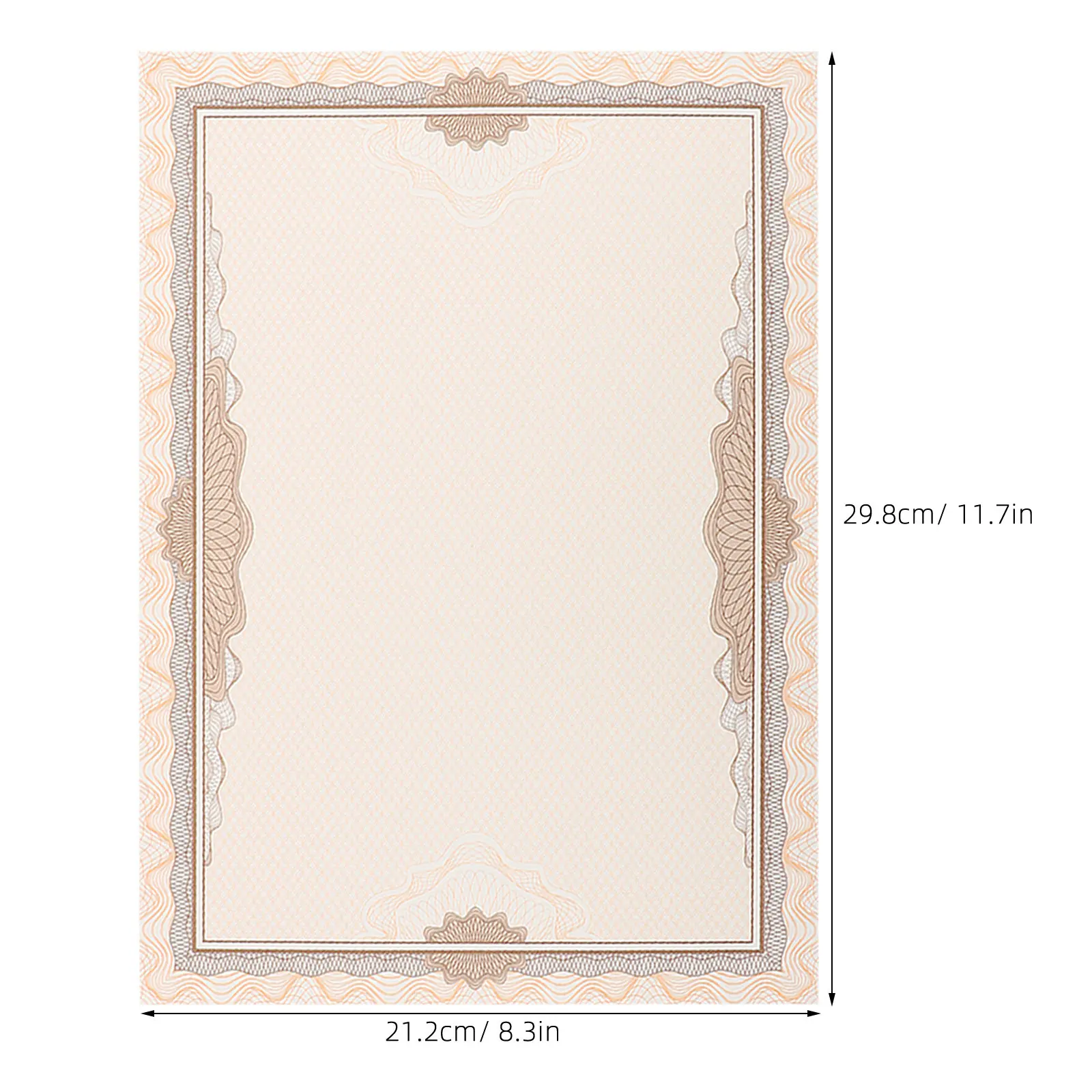 수상 증서용 용지, 공백 인쇄 용지, 사무실, 가정, 학교, 비즈니스, 기프트 쿠폰, 고급 품질