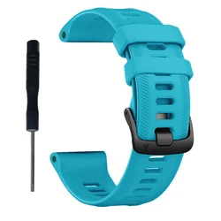 Sports Silicone Replacement Wristband Strap - 22mm - Forerunner 970 (Sky blue)