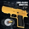 Outdoor Games Gold Desert Eagle Soft Bullet Toy Gun Launcher Automatic Shell Throwing Continuous Pistol Adult Boy Catapult Gifts 3