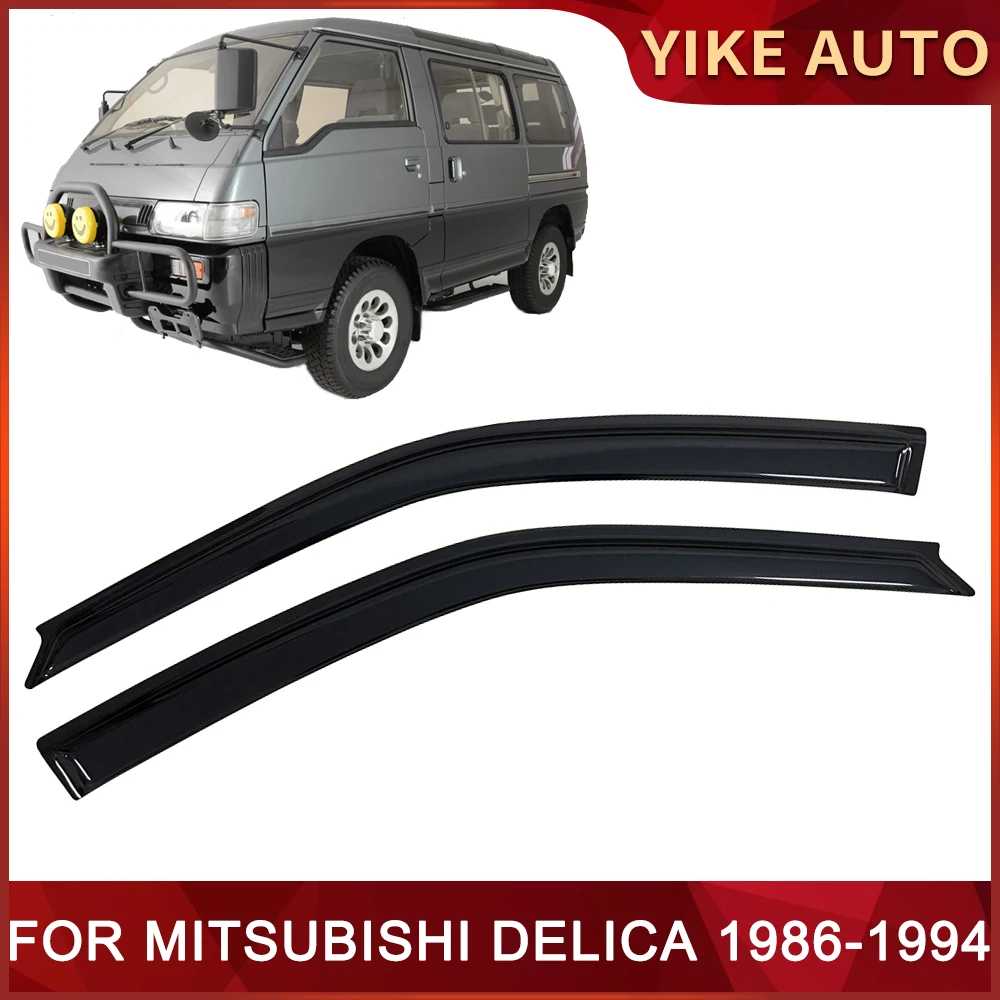 

Козырек для окна для MITSUBISHI Delica 1986-1994 L-300, дверной козырек с защитой от ветра, солнца, дождя, боковые окна, ветровые дефлекторы
