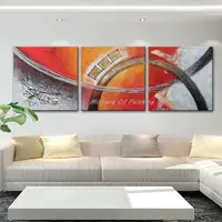 Mintura,3 Pcs/Set,Large Handpainted Abstract Oil Painting on Canvas,Moder Home Decoration,Wall Art Picture For Living Room Decor 1