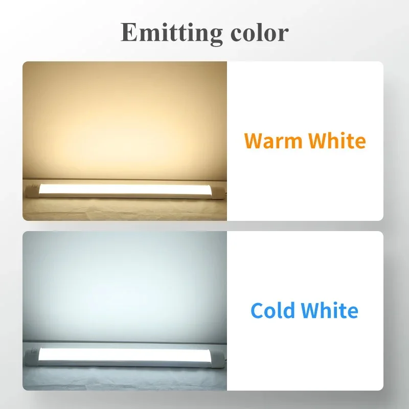 LED Wall Lamp Under Cabinet Light 10W 20W Ultra Thin Led Tube Bar Home Bedroom Kitchen Closet Indoor Wall Light Lighting 110V