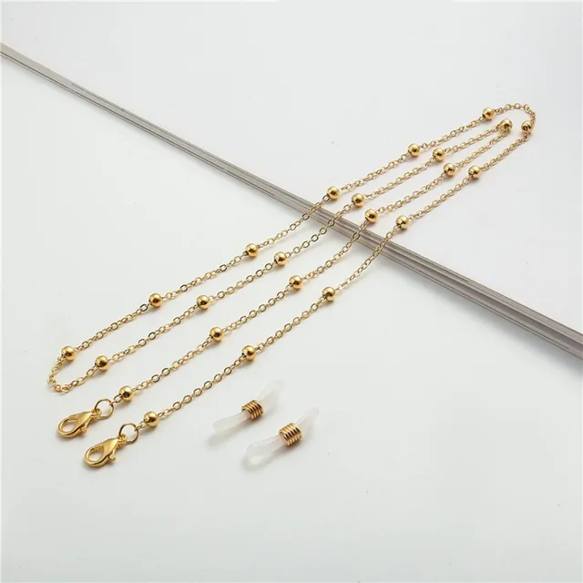 Fashion Metal Glasses Chain for Women Men Sunglasses Cords Gold Black Silver Color Lanyard Metal Rope Eyewear Accessories 5