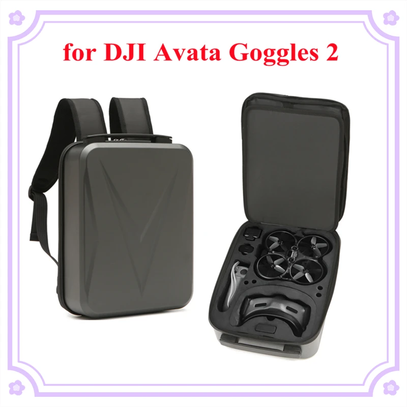 

For DJI AVATA Advanced Hard Case Backpack Backpack Storage Box ABS Suitcase Goggles 2 Backpack Accessories