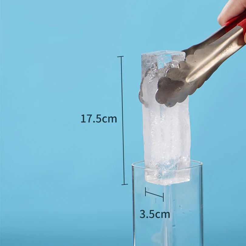 Strip-shaped Ice Cube Tray Silicone Ice Tray Tray Ice Ice Making Tool Non-toxic Durable Wine Ice Cube Easy-Release Ice Cube Mold