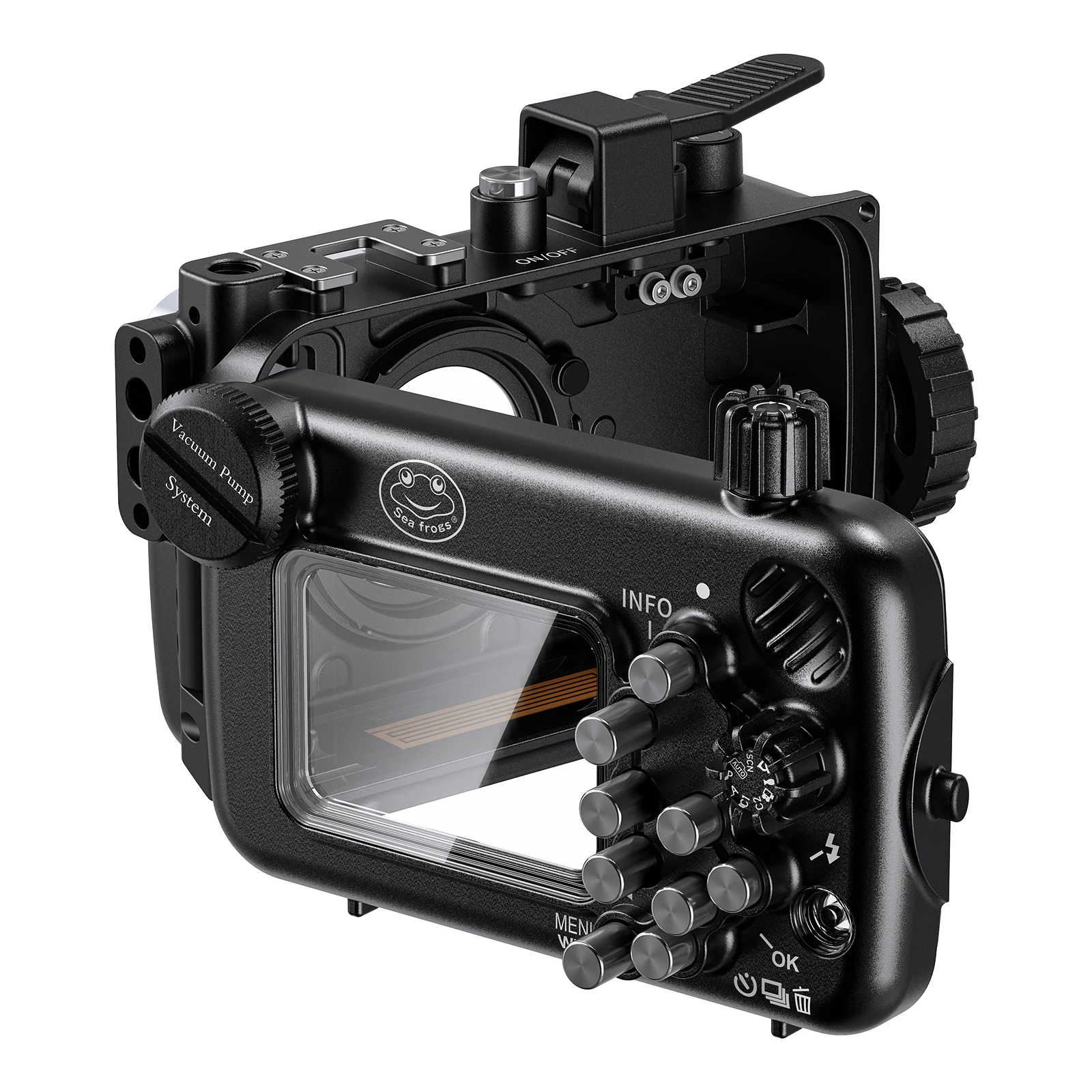 Seafrogs Aluminum Alloy TG-7 Waterproof Camera Case For Olympus TG7 Professional Scuba Diving 100m/328FT Camera Protective Cover 2