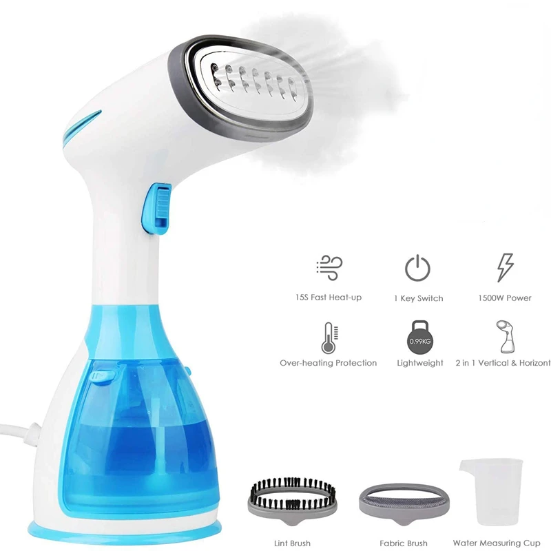 

Garment Steamers Clothes New Mini Steam Iron Handheld dry Cleaning Brush Clothes Household Appliance Portable Travel Clean