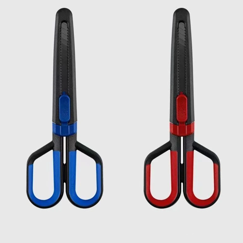 Multifunctional art scissors, 2-in-1 art scissors for office, home,and  student use, with a sheath for portable art scissors,1pcs - AliExpress