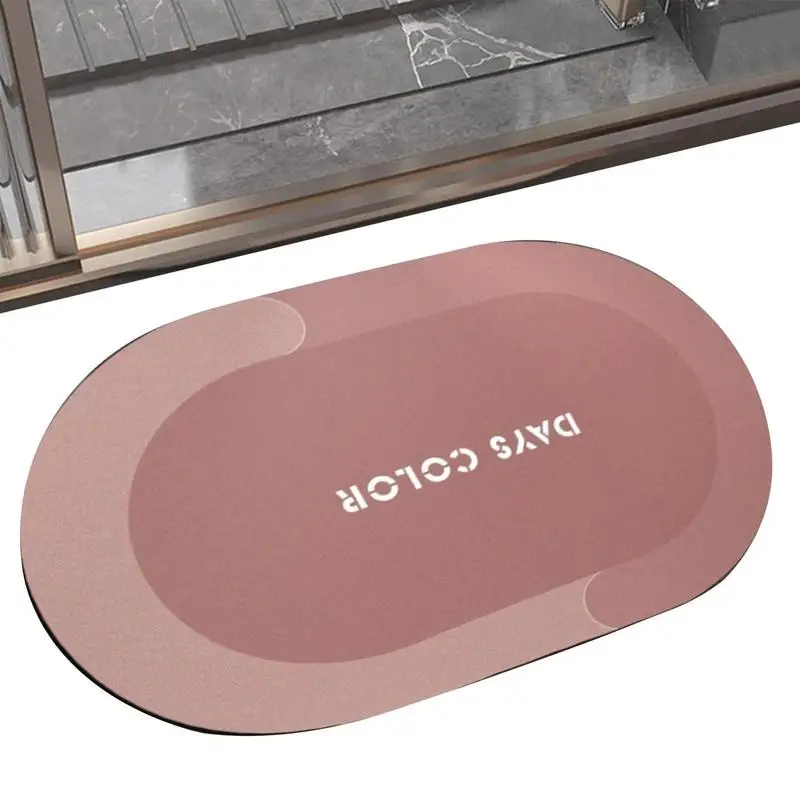 

Diatomite Bath Mat Absorbent Bath Mat Quick Drying Shower Mat Smooth Diatomite Bath Mat In Multicolor For Bedroom Doorway