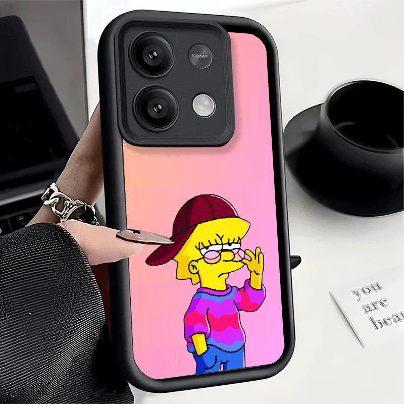 Cartoon Homers-Themed Shockproof Phone Case
