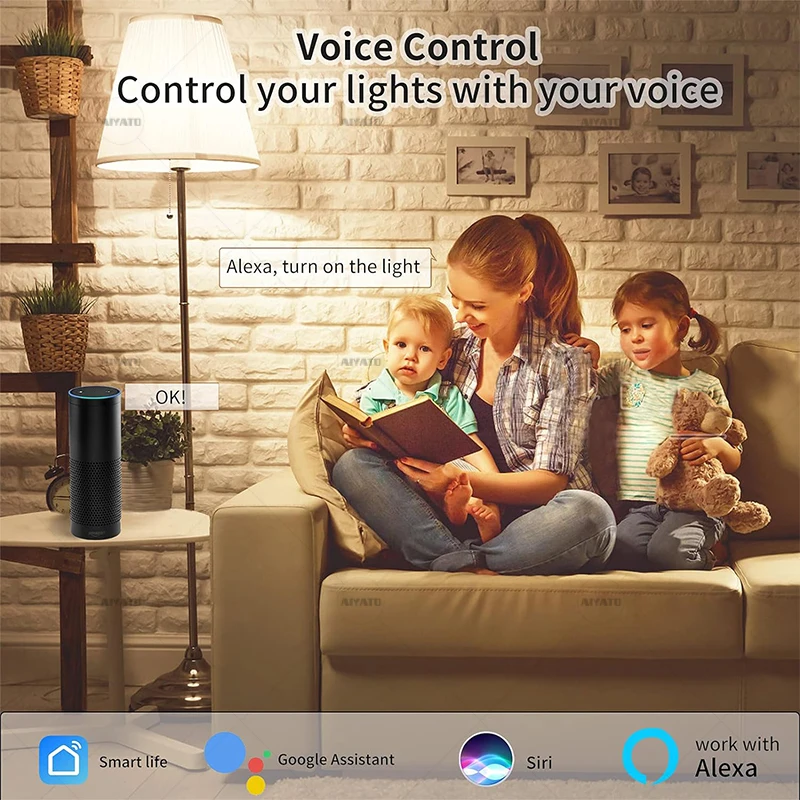 Tuya WIFI LED Smart Light Bulbs 2700-6500K Tunable White Dimmable Compatible with Alexa Google Home
