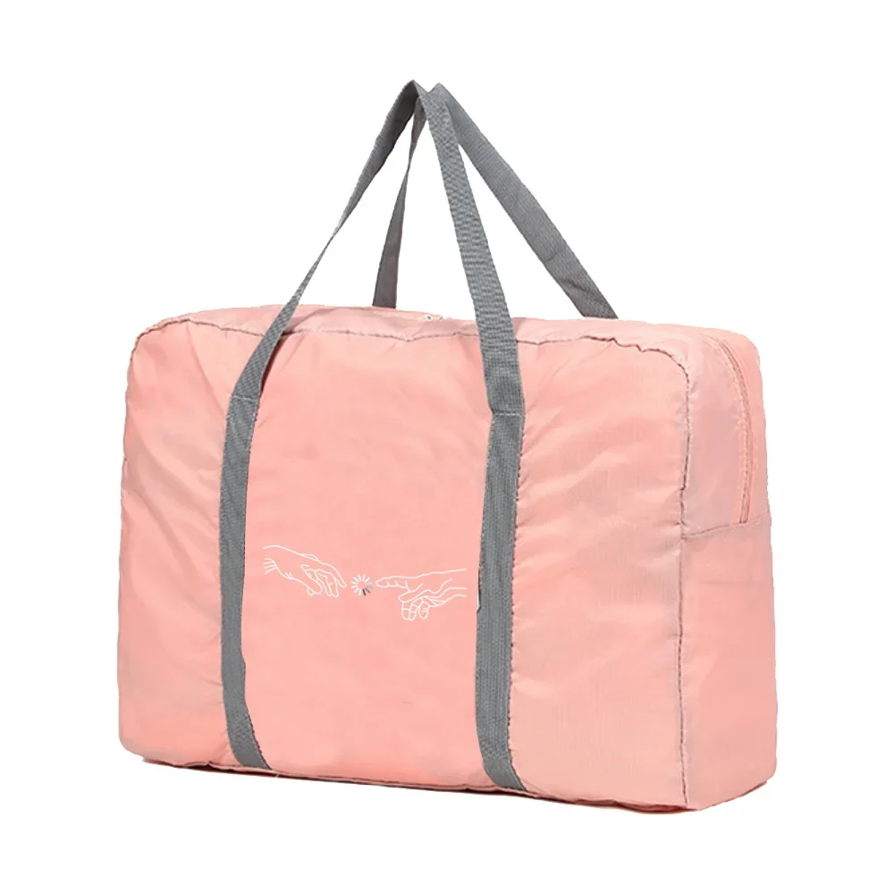 Travel Bags Luggage Weekend Overnight Bag Large Capacity Bags White Picture Pattern Series Duffle Storage Bag Closet Organizer