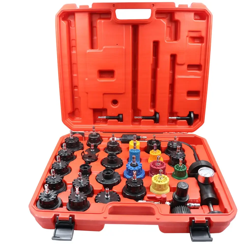 Kit Tester Pressione Radiatore 15 Pezzi - Per Sistema Di Raffreddamento Auto, Con Adattatori - Foto 13