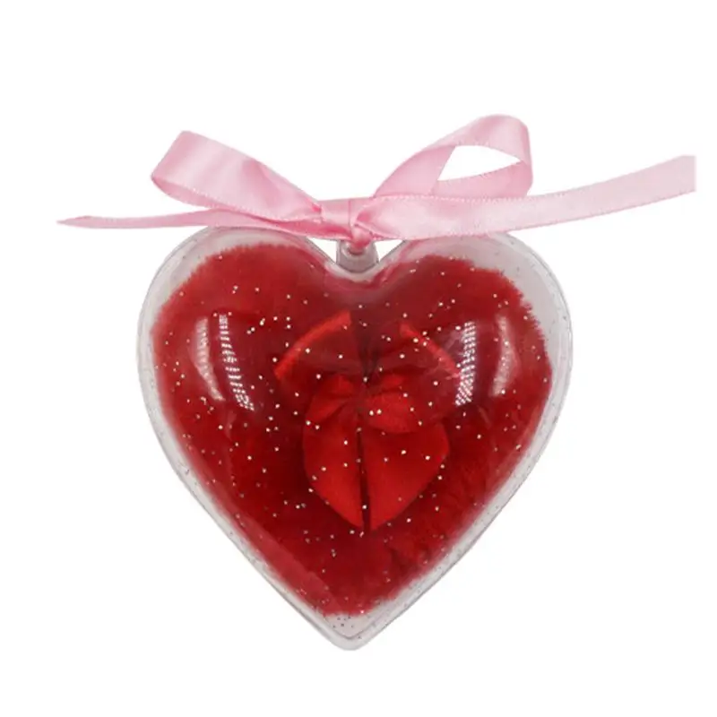 Heart Shape Long-haired Powder Puff Baby Face Makeup Sponge Washable Tools