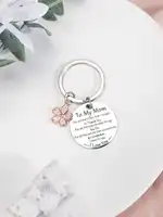 Key Chain Gift For Mom From Daughter, Best Mom, Birthday, Christmas Gift, Gift For My Mom, Mother's Day Gift, Ladies Keychain 4