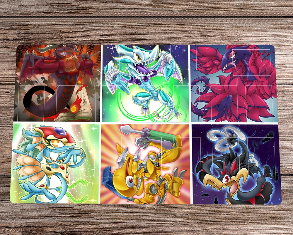 Anime YuGiOh Playmat Stardust Dragon CCG TCG Mat Trading Card Game
