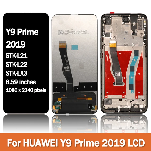 Original 6.59 pouces pour Huawei Y9 Prime 2019/P Smart Z LCD affichage  STK-LX1 écran tactile numériseur pièces d'assemblage + ou
