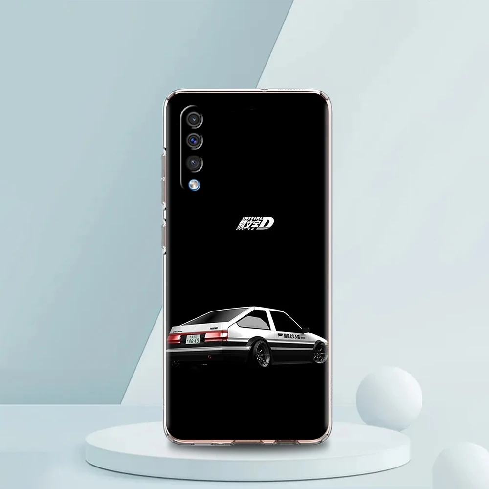Luxurious Transparent Anime Initial D AE86 Phone Case – Premium Silicone Shell