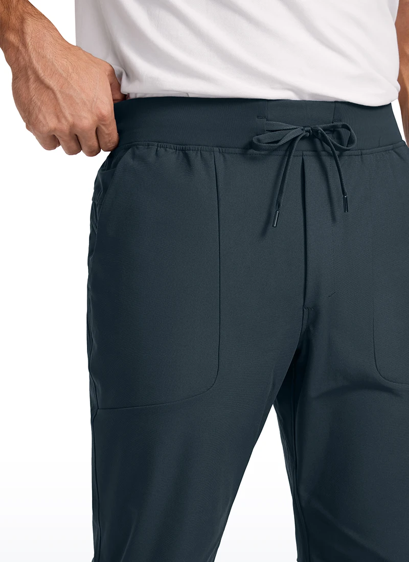 CRZ YOGA Golf Joggers Pants Men 30'' Quick Dry Lightweight Stretch Work Casual Joggers Pockets casual sports pants