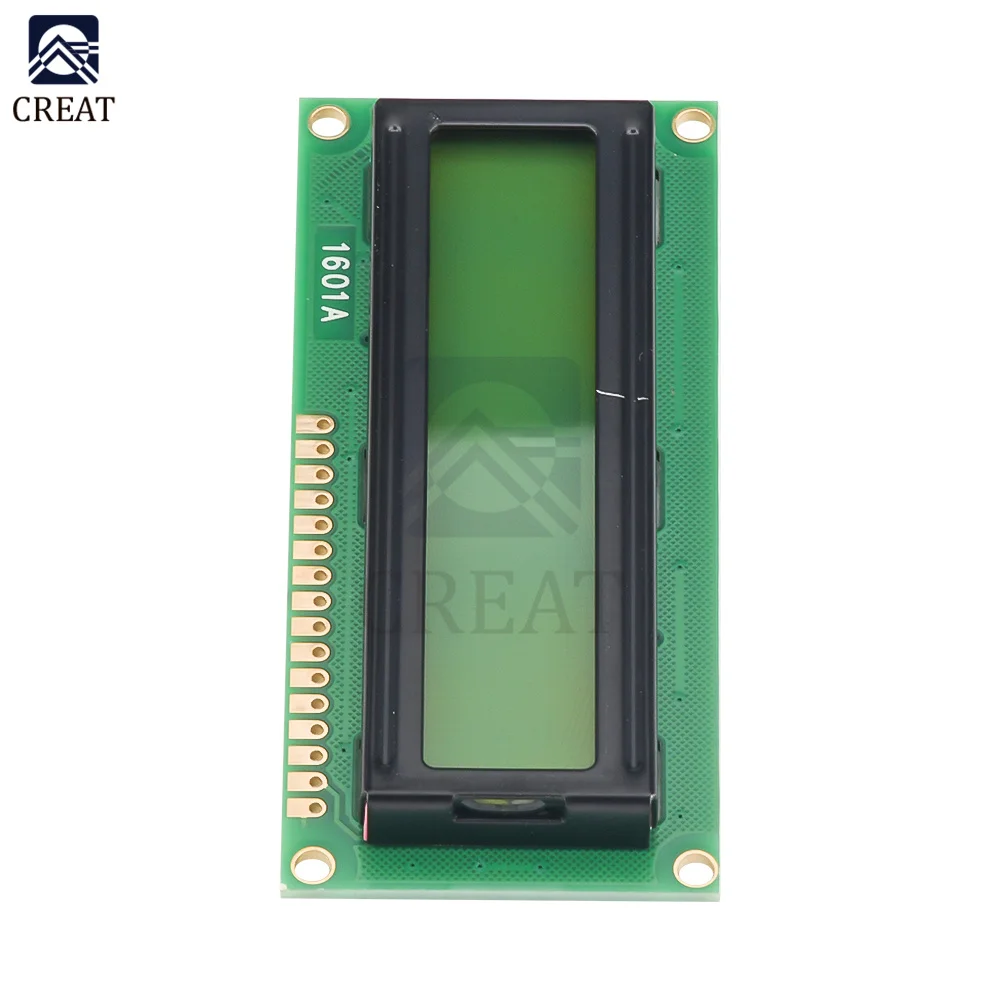 LCD Display Module 1601 LCD Display 16X1 Character Digital LCD Module LCM STN SPLC780D KS0066 for Arduino R3 3D Printer 5V
