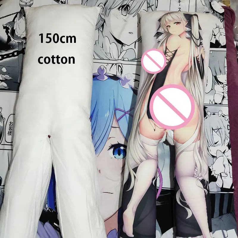 Секс-подушка EX Dakimakura с отверстиями для отдыха Waifu, подушка для тела с отверстием для рассекания демонов, 2 стороны, 150 см