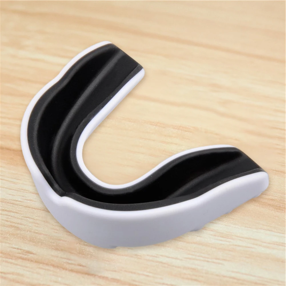 Sports Mouth Guard Kids Boxing Gum Shield Storage Case EVA Double Colored Boxing MMA Kickboxing Muay Thai
