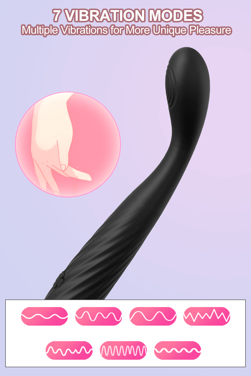 Powerful G Spot Finger Dildo Vibrator for Women Nipple Clitoris Stimulator Fast Orgasm Adults Goods Sex Toys_voghion.com