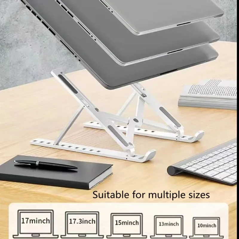 Laptop Stand Foldable Cooling Notebook Bracket Adjustable Ergonomic Support Base Holder Tablet Accessories