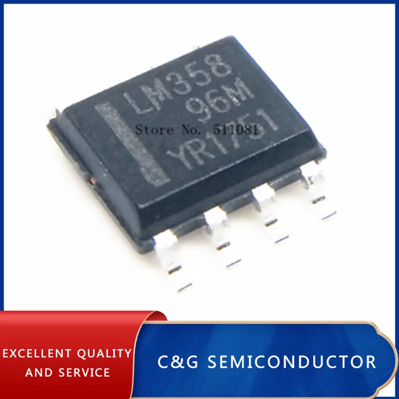 LM358P LM358 LM358DR SOP8 20 pièces | AliExpress