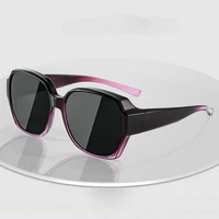 Fashion Round Polarized Sunglasses Cover Over Myopia Prescription Glasses Portable Men Women Vintage Fishing Driving Eyewear - Image 3