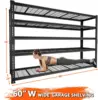 Garage Shelving, 3300 LBS Capacity Storage Shelves Heavy Duty 5 Tier Adjustable Metal Organizer Wire Rack 60"L x 24"W x 78"H 3
