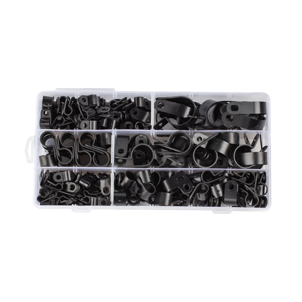 

200pieces Multifunctional Corrosion Resistance And Aging Resistance Nylon R-Type Cable Clamp