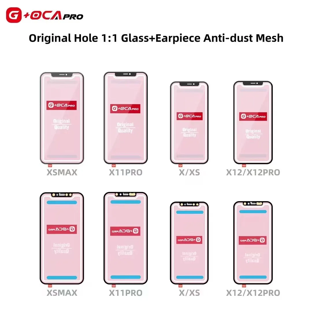 Front Panel LCD Touch Lens for iPhone 15 15P 12 13 11 14 plus pro max mini X XS XR MAX 5pcs